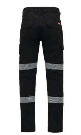 Hard Yakka Canvas Cargo Pant Tough Double Layer Knees Reflective Stretch Y02855-KarWorkwear
