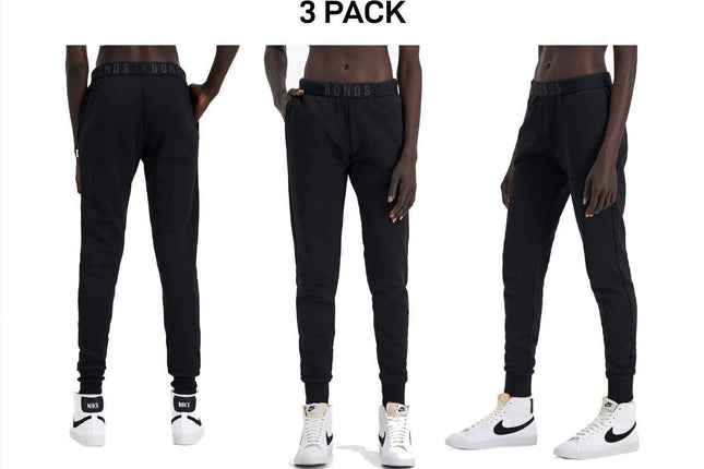 Bonds Womens Originals Skinny Trackie Pants Super Comfy Flattering 3 Pack CT8UI-KarWorkwear