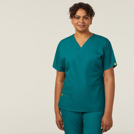 NNT Womens 4 Pack Wonderwink Origins V Neckline Comfy Scrub Top Bravo CATU66-KarWorkwear