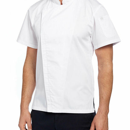 NNT Unisex Adults Cannes Press Stud Front Jacket Chef Classic Fit Work CATP5L-KarWorkwear