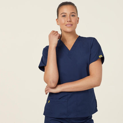 NNT Womens 4 Pack Wonderwink Origins V Neckline Comfy Scrub Top Bravo CATU66-KarWorkwear