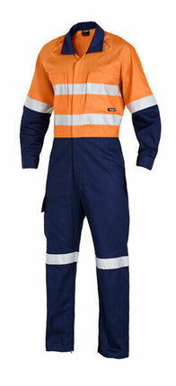 KingGee Mens WorkCool 2 Spliced Overall Work Comfy Safety Cotton Ripstop K51540-KarWorkwear