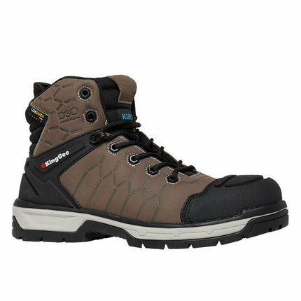 KingGee Mens Quantum Premium Quality Boots Leather Light Safety Work K27120-KarWorkwear