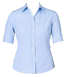 NNT Womens Discontinued Gingham S/S French Cuff Shirt Business Shirt CAT47G-KarWorkwear