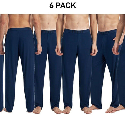 Bonds Mens Sleep Viscose Bamboo Pant Comfy Fit Side Seam Pockets 6 Pack MW9L-KarWorkwear