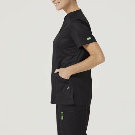 NNT Womens Nightingale V-Neck Classic Nurse Scrub Top Hip Pocket Workwear CATU5F-KarWorkwear