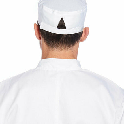 NNT Mens Cool Vent Chef Beanie Expandable Cap Work Safety Tough Durable CATK2V-KarWorkwear