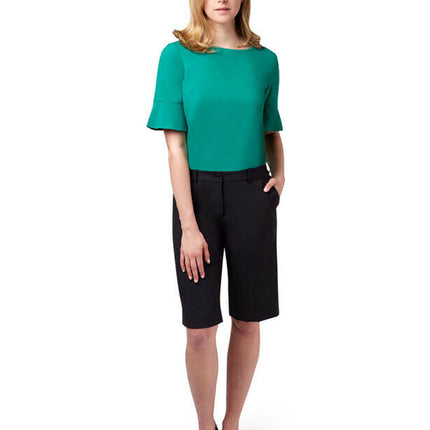 NNT Womens Helix Dry Poly Elastic Waist Shorts Waist Band Button Short CAT3NX-KarWorkwear