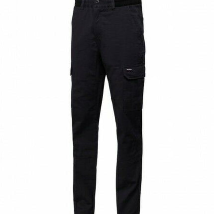 KingGee Mens Rib Comfy Waist Pant Tough Waistband Work Safety Drawstring K13005-KarWorkwear