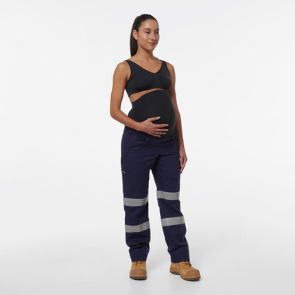 KingGee Womens Safety WorkCool Maternity Reflective Bio Motion Pant K43007-KarWorkwear