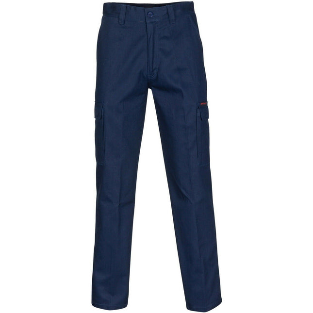DNC Workwear Mens Middle Weight Cotton Double Slant Cargo Pants Work Casual 3359-KarWorkwear