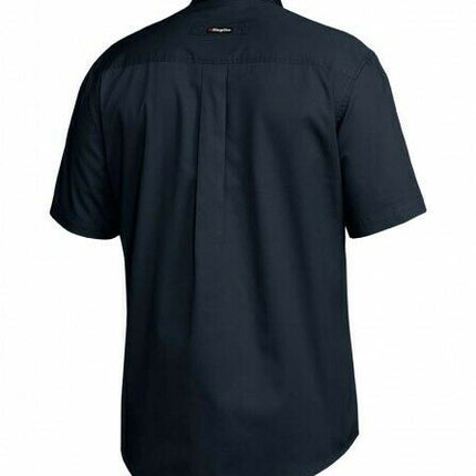 KingGee Mens Tradies Shirt S/S Lightweight Breathable Slim Fit Work K14355-KarWorkwear