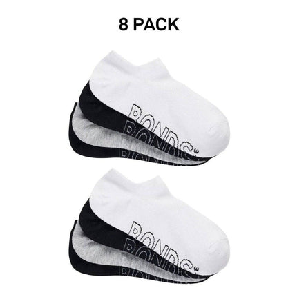 Bonds Womens Lightweight No Show Cotton Mesh Cooling Zone Socks 8 Pack LXPW4N-KarWorkwear