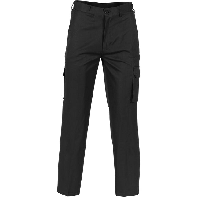 DNC Workwear Mens Permanent Press Cargo Pants Comfortable Work 4504-KarWorkwear
