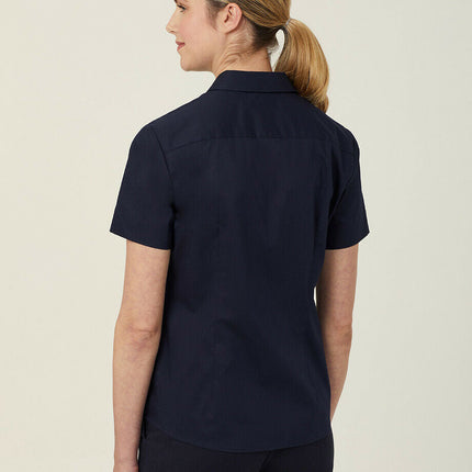 NNT Women Avignon Short Sleeve Slim Shirt Casual Comfortable Business CATUK8-KarWorkwear