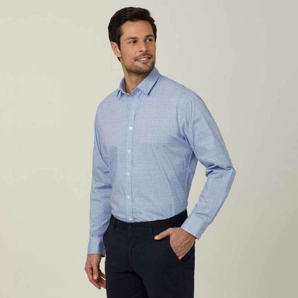 NNT Mens Avignon Abstract Stripe Long Sleeve Shirt Casual Fit Business CATJDC-KarWorkwear