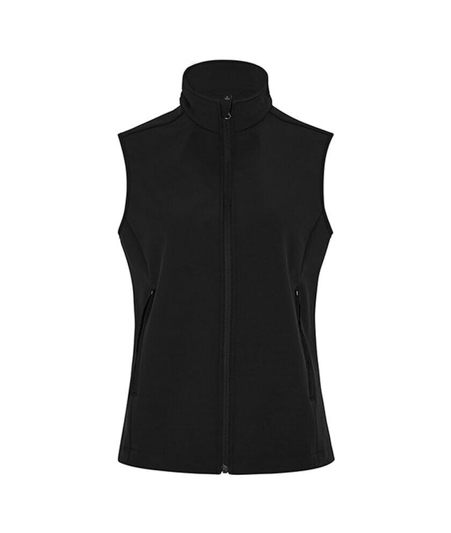 Womens NNT Ladies Warm Bonded Fleece Sleeveless Zip Vest Black Navy CAT748-KarWorkwear