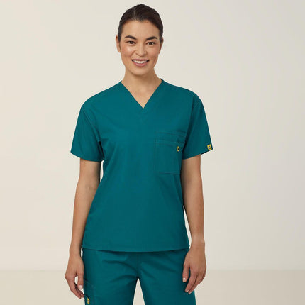 NNT Unisex Wonderwink 4 Pack Origins Pocket V Neck Scrub Top Alpha CATRE4-KarWorkwear