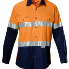 S / Orange & Navy