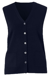 NNT Womens Wool Rich V Neck Vest Classic Ribbed Trim Vest CAT51D-KarWorkwear