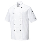 S / White
