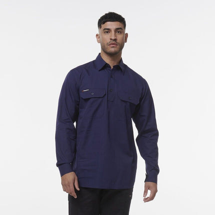 KINGGEE Mens Workcool Breathable Vented Lightweight Closed Front Shirt K14033-KarWorkwear