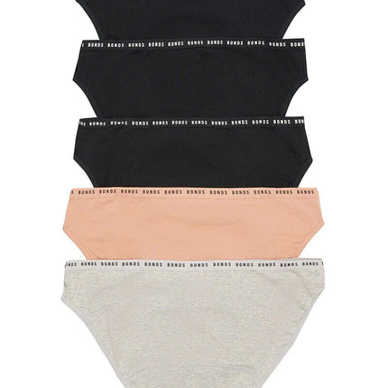 Bonds Womens Blody Comfy Period Bikini Moderate Odour Free Undies 10 Pack WR4DA-KarWorkwear