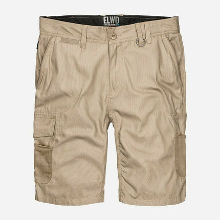Mens Elwood Work Utility Shorts Canvas Cargo Phone Pocket Tough Tradie EWD201-KarWorkwear