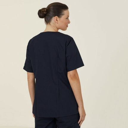 NNT Uniforms Womens Mayo Scrub Top Durable Nurse Poly Cotton Chest Pocket CATUMN-KarWorkwear