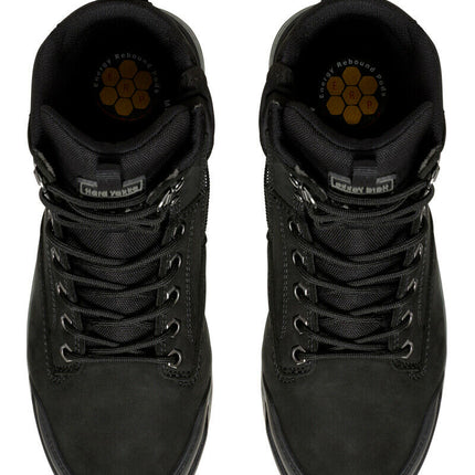 Hard Yakka 3056 Lace Zip Leather Work Safety Boots Memory Form Protect Y60201-KarWorkwear