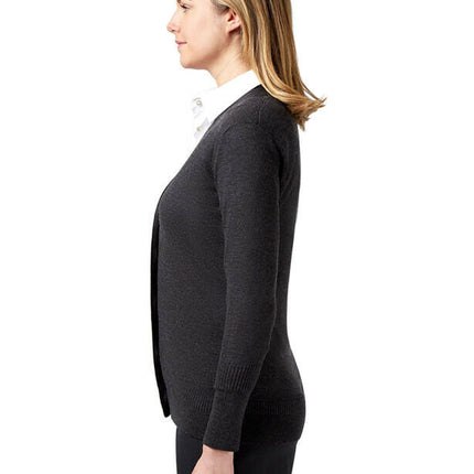 NNT Womens Pure Wool Long Length Business Cardigan Wide Neck Body Warmer CAT5B3-KarWorkwear
