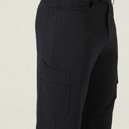 Mens NNT UNIFORMS P/V Gaberdine Flex Waist Cargo Navy Business Work Pants CATClD-KarWorkwear