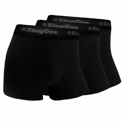KingGee Mens Bamboo Work Trunk 3 Pack Superior Jocks Comfort Breathable K19005-KarWorkwear