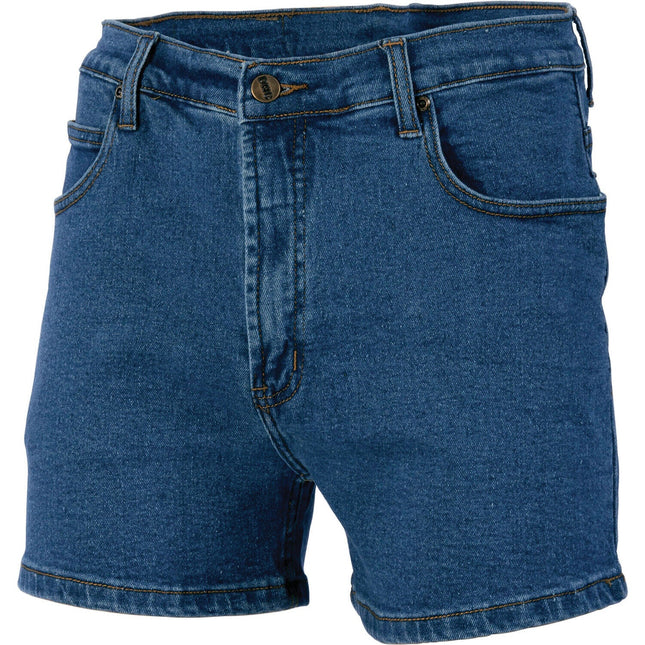 DNC Workwear Men Demin Stretch Shorts Comfortable Tough Summer Work 3309-KarWorkwear