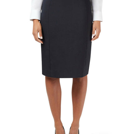 NNT Womens Business Stretch Wool Blend Panel Pencil Skirt Wool Blend  CAT2MG-KarWorkwear