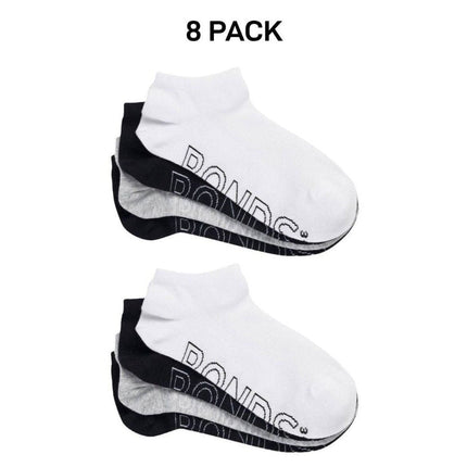 Bonds Womens Lightweight Low Cut Smooth Comfy Stay-Put Fit Socks 8 Pack LXPV4N-KarWorkwear