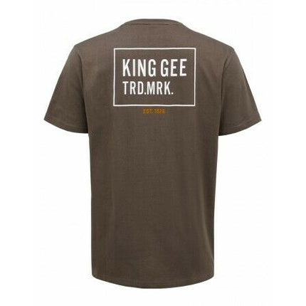 KingGee Mens T Shirt S/S Regular Fit Cotton Comfortable Work Stretch K04025-KarWorkwear