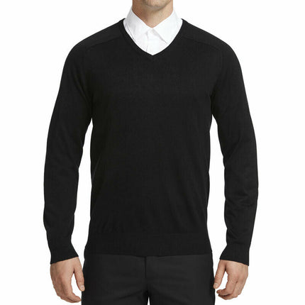 NNT Mens Warm Knit Sweater V-Neck Winter Warm Comfort Long Sleeve CATE33-KarWorkwear