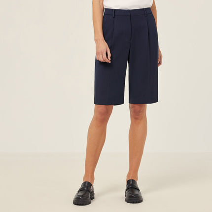 NNT Womens Crepe Lightweight Comfy Stretch Relaxed Knee Length Short CAT3YE-KarWorkwear
