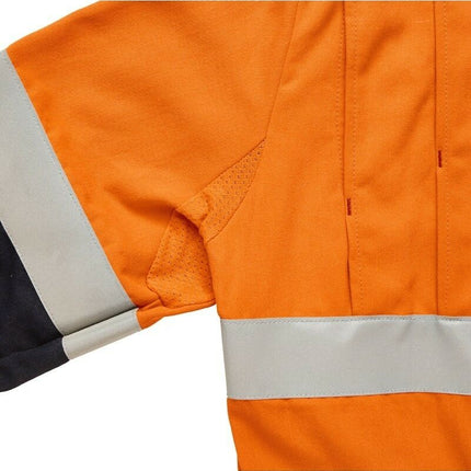 Mens Hard Yakka Protect Hi-Vis 2 Tone Tecasafe Plus Coverall Safety Taped Y00303-KarWorkwear