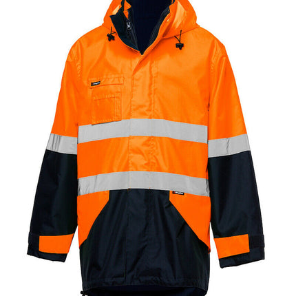 KingGee Hi Vis Reflective Insulated Jacket Construction Waterproof K55010-KarWorkwear