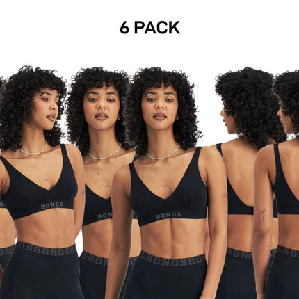 Bonds Womens Chafe Off Crop Ultimate Comfort Soft and Cooling Finish 6 Pack WR3X-KarWorkwear