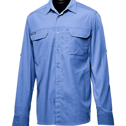 KingGee Mens KingGee Drycool Shirt L/S Breathable Comfort 2 Piece Collar K14023-KarWorkwear