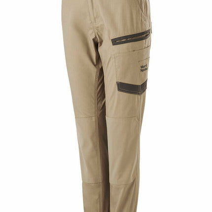 Hard Yakka Womens Raptor Cuff Long Pants Stretch Tough Work Safety Comfy Y08382-KarWorkwear