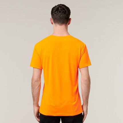 Hard Yakka Mens 3056 Short Sleeve Neon Comfortable High Visibility Work Y19575-KarWorkwear