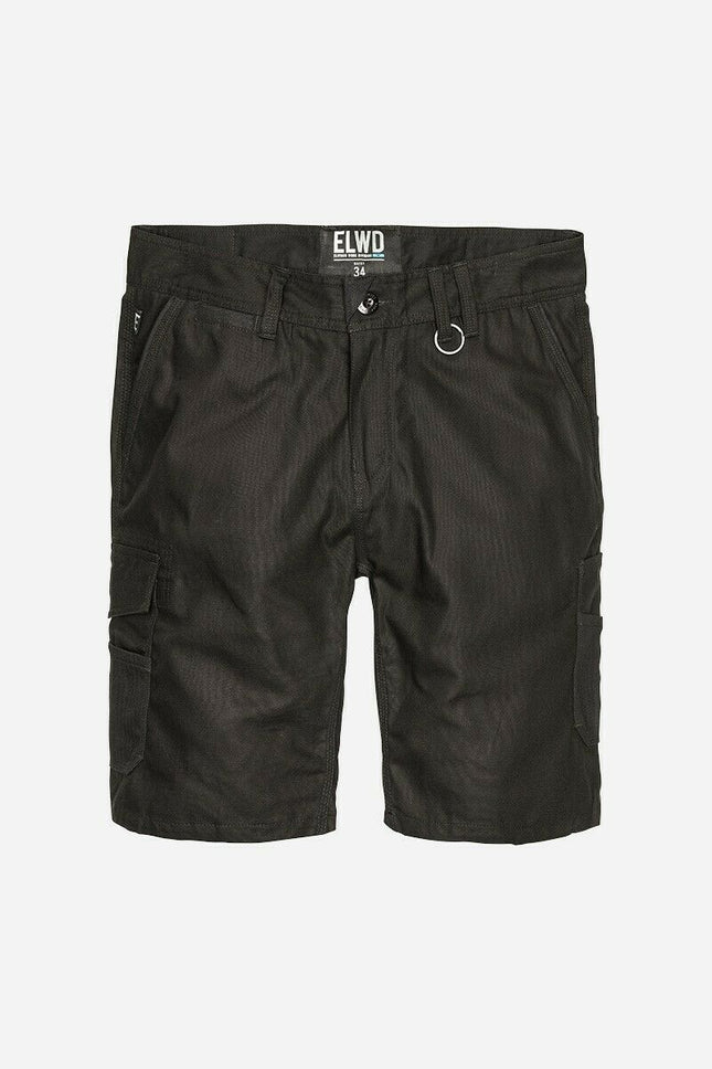 Mens Elwood Work Utility Shorts Canvas Cargo Phone Pocket Tough Tradie EWD201-KarWorkwear