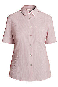 NNT Mens Textured Stripe SS Shirt Button Slimline Collared Shirt CATU65-KarWorkwear