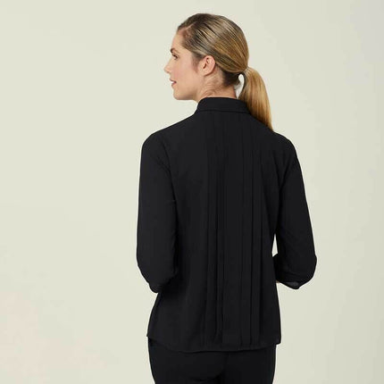NNT Womens Business Georgie  3/4 Sleeve Pleat Back Formal Shirts Classic CATUKZ-KarWorkwear