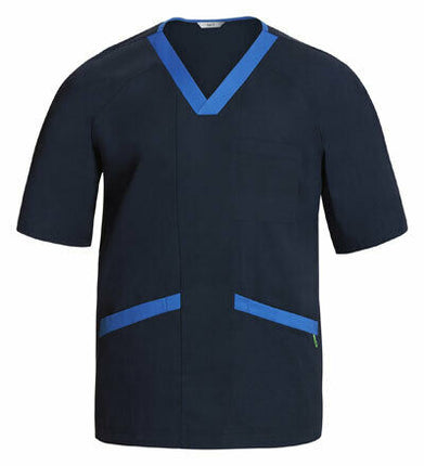 NNT V-Neck Contrast Scrub Top Unisex Nurse Work Comfortable Uniform CATJ2Q-KarWorkwear