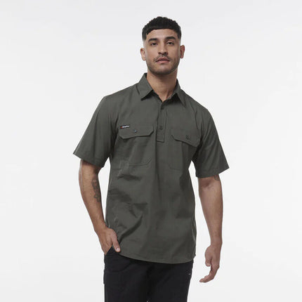 KINGGEE Mens Workcool Lightweight Vented Breathable Closed Front Shirt K14032-KarWorkwear